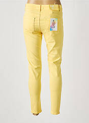 Pantalon 7/8 jaune ANA LUCY pour femme seconde vue