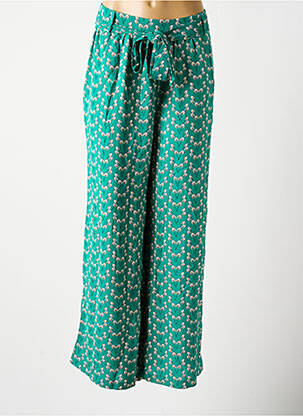 Pantalon large vert BY ONE pour femme