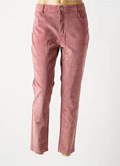 Pantalon slim rose SARAH JOHN pour femme seconde vue