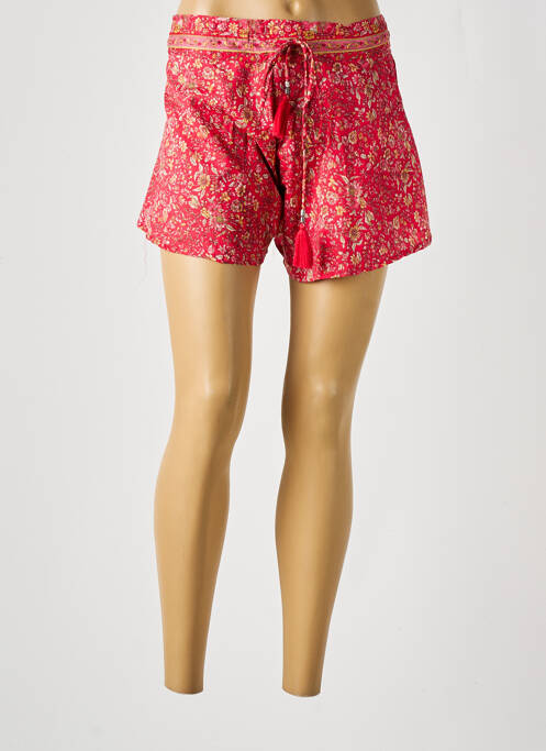 Short rouge ALLER SIMPLEMENT pour femme