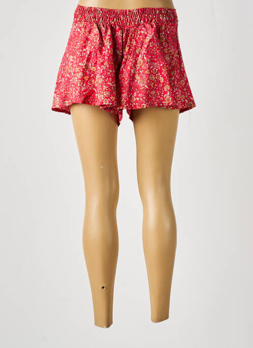 Short rouge ALLER SIMPLEMENT pour femme