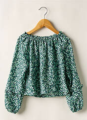 Blouse vert MINI MIGNON pour fille seconde vue