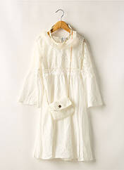 Robe mi-longue blanc CHICAPRIE pour fille seconde vue