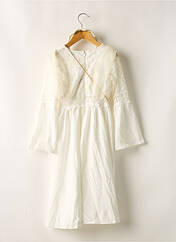 Robe mi-longue blanc CHICAPRIE pour fille seconde vue