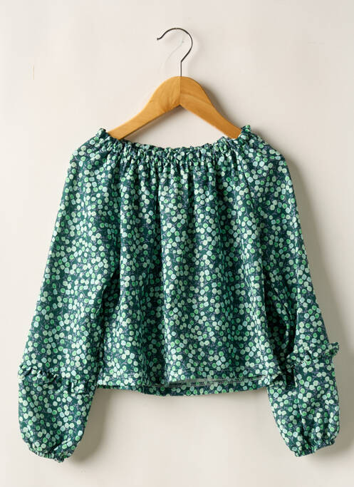 Blouse vert MINI MIGNON pour fille