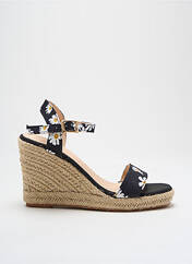 Espadrilles noir R AND BE pour femme seconde vue