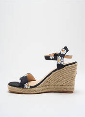 Espadrilles noir R AND BE pour femme seconde vue