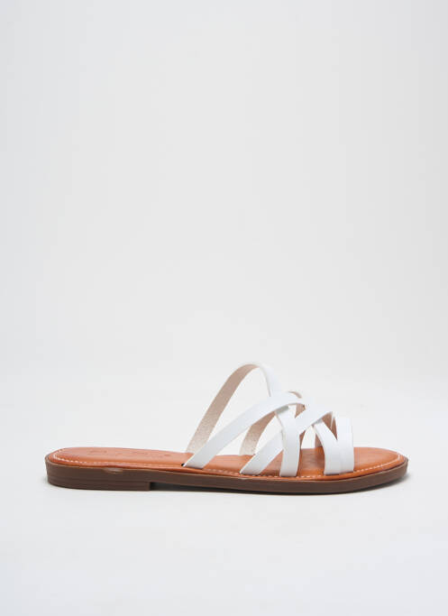 Mules/Sabots blanc BEST SHOES pour femme