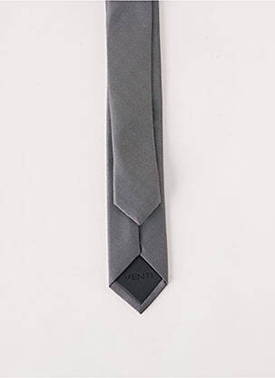 Cravate effet matière satinée gris VENTI homme