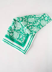 Foulard vert C'EST BEAU LA VIE pour femme seconde vue