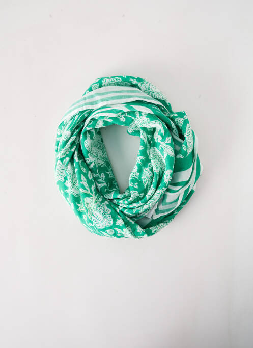 Foulard vert C'EST BEAU LA VIE pour femme