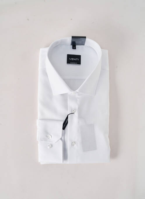 Chemise manches longues blanc VENTI pour homme