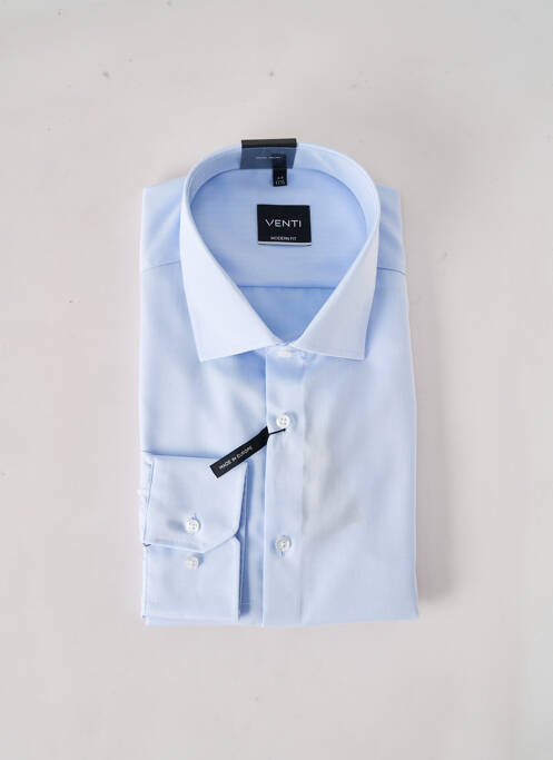 Chemise manches longues bleu VENTI pour homme