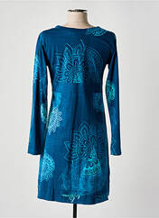 Robe courte bleu DIPAWALI pour femme seconde vue