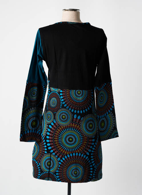 Robe courte bleu DIPAWALI pour femme