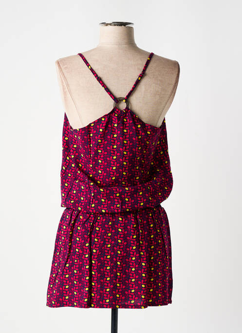 Robe mi-longue rose DIPAWALI pour femme