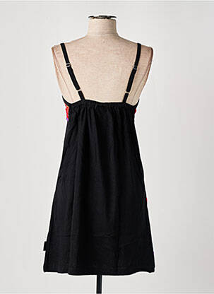 Robe courte coupe cintrée fines bretelles rouge DIPAWALI femme