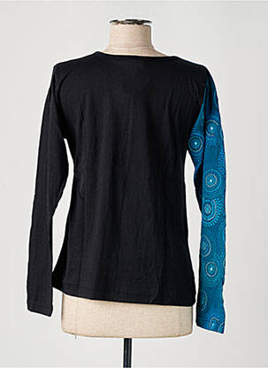 T-shirt manches longues manches longues bleu DIPAWALI femme