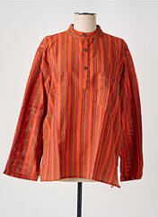 Blouse orange fonce DIPAWALI pour femme seconde vue