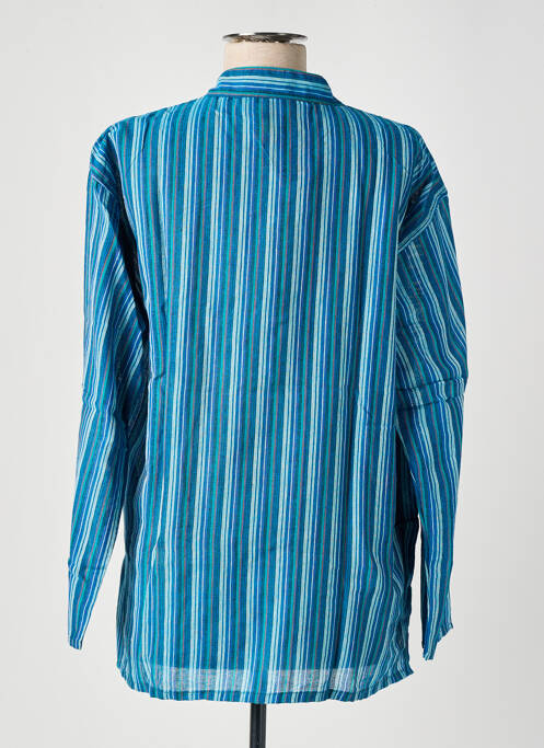 Blouse bleu DIPAWALI pour femme