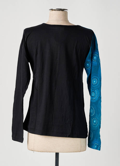 T-shirt bleu DIPAWALI pour femme