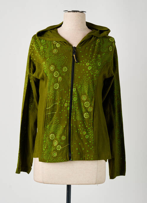 Veste casual vert DIPAWALI pour femme