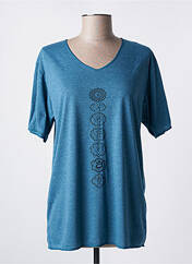 T-shirt bleu DIPAWALI pour femme seconde vue