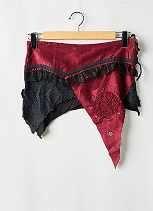 Top col carré sans manche rouge DIPAWALI femme