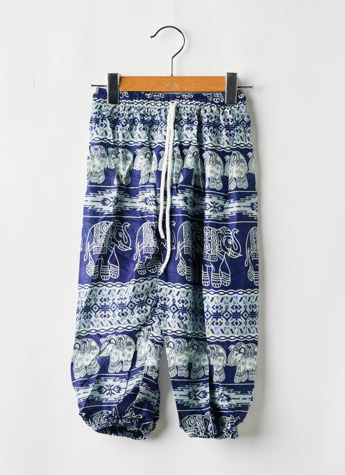 Pantalon droit bleu DIPAWALI pour fille