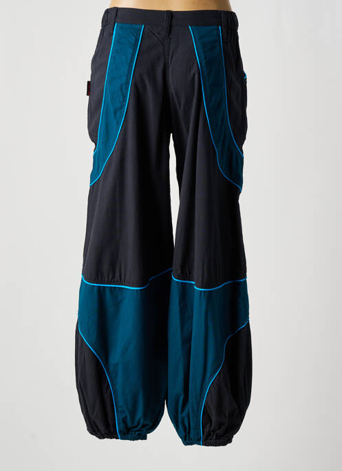 Pantalon droit bleu DIPAWALI pour femme