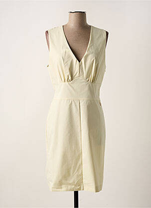 Robe mi-longue sans manche sans manche beige GOA GOA femme