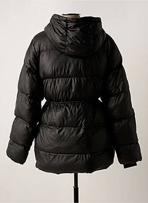 Doudoune poches a capuche noir ICHI femme