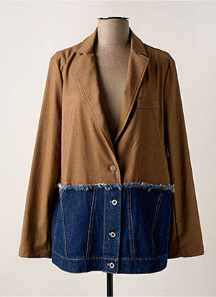 Blazer poches marron PLEASE femme