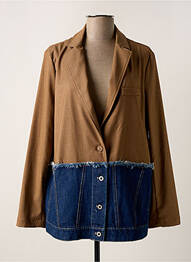 Blazer poches marron PLEASE femme