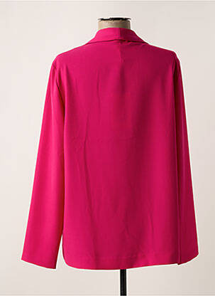 Blazer col châle rose fonce IMPERIAL femme