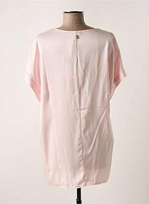 Tunique manches courtes manches manches chauves souris rose FRACOMINA femme