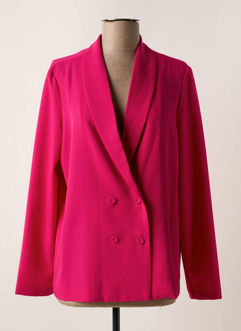 Blazer col châle rose fonce IMPERIAL femme