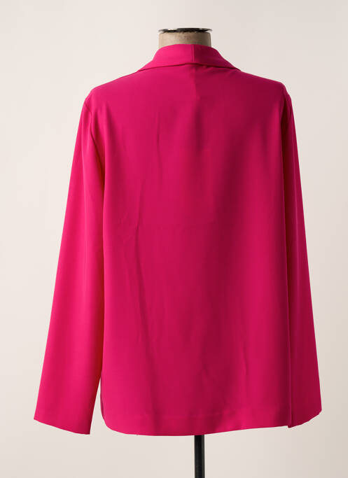 Blazer col châle rose fonce IMPERIAL femme
