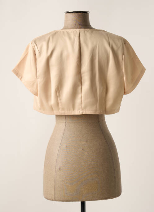 Boléro manches courtes beige GOA GOA femme