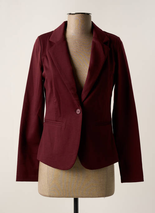 Blazer rouge ICHI pour femme