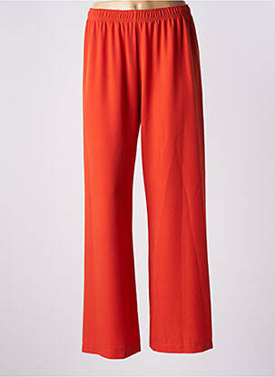 Pantalon droit taille élastique orange IMPERIAL femme