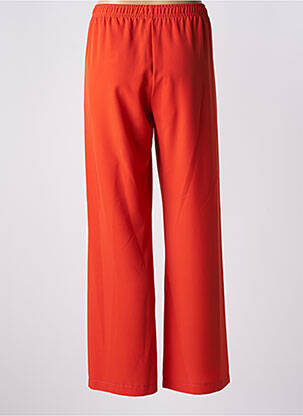 Pantalon droit taille élastique orange IMPERIAL femme