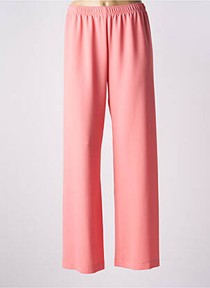 Pantalon droit taille élastique rose IMPERIAL femme