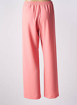 Pantalon droit taille élastique rose IMPERIAL femme