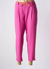 Pantalon 7/8 rose PLEASE pour femme seconde vue