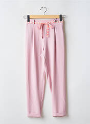 Pantalon droit rose PLEASE pour femme seconde vue