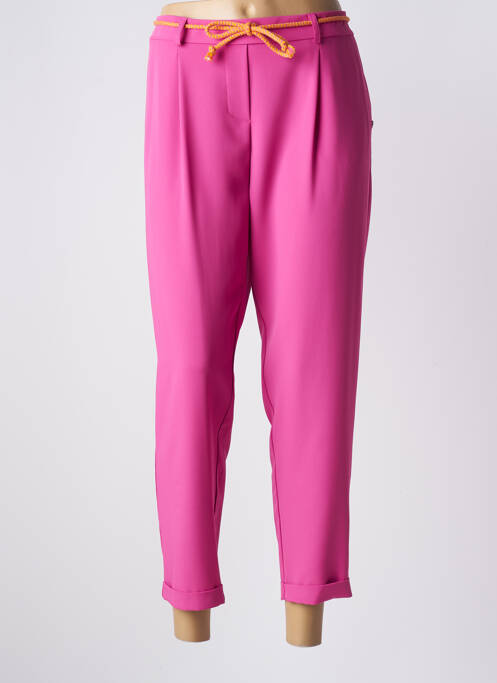 Pantalon 7/8 rose PLEASE pour femme