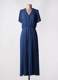 Robe longue manches courtes manches courtes bleu I.CODE (By IKKS) femme