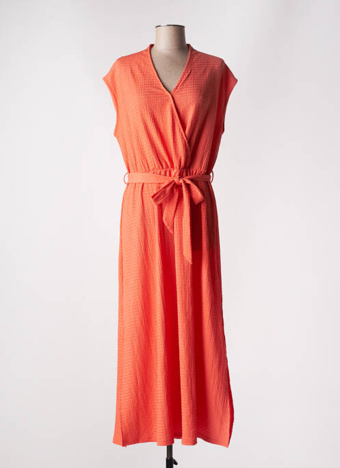 Robe longue orange GARCIA pour femme