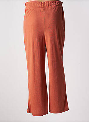 Pantalon 7/8 taille haute taille haute marron TIFFOSI femme